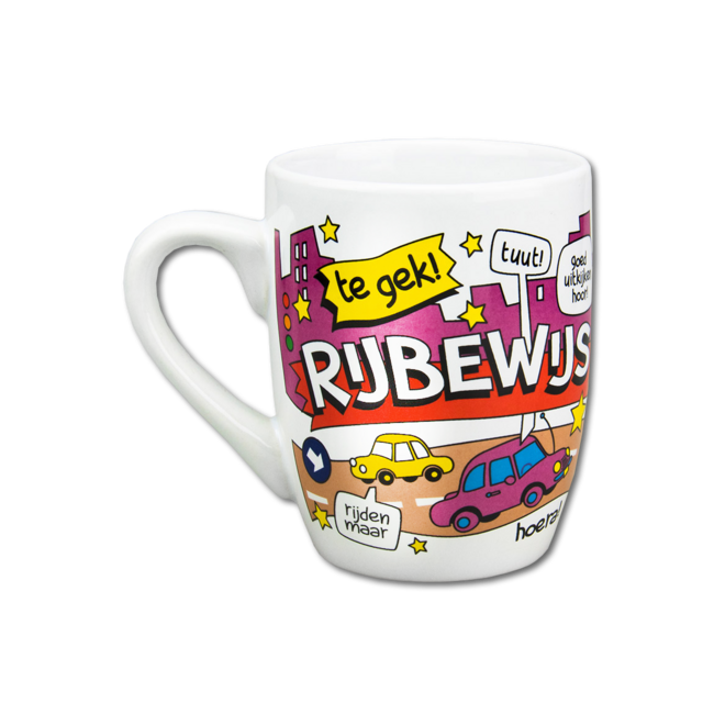 Paper Dreams Mok - Cartoon - Rijbewijs