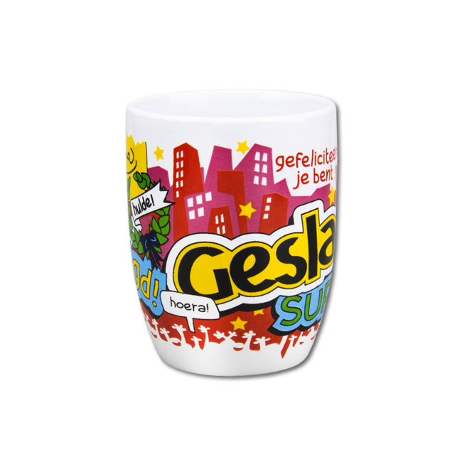 Paper Dreams Mok - Cartoon - Geslaagd