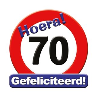 Paperdreams Huldebord - 70 jaar