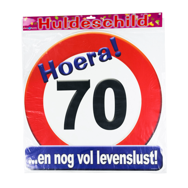 Paper Dreams Huldebord - 70 jaar