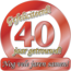 Paper Dreams Huldebord - 40 jaar getrouwd