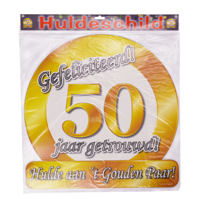 Paper Dreams Huldebord - 50 jaar getrouwd