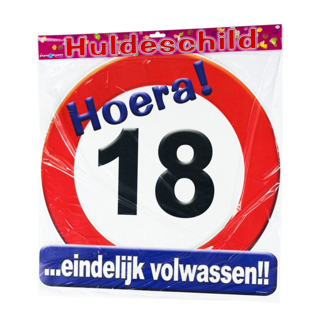 Paper Dreams Huldebord - 18 jaar