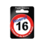 Paper Dreams Button - 16 jaar - Verkeersbord - Klein