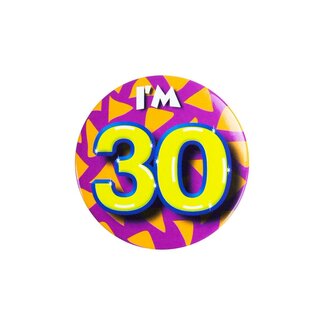 Paperdreams Button - 30 jaar - Klein