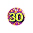 Paperdreams Button - 30 jaar - Klein