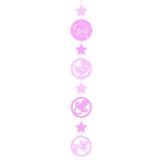 Paper Dreams Hangdecoratie - Geboorte - Meisje - It's a girl - 1.2m
