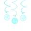 Paper Dreams Hangdecoratie - Swirl - Geboorte - Jongen - It's a boy- 3st. -14x70cm