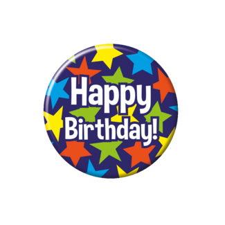 Paperdreams Button - Happy Birthday - Klein