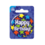 Paper Dreams Button - Happy Birthday - Klein