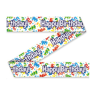 Paperdreams Markeerlint - Afzetlint - Happy Birthday - 12m