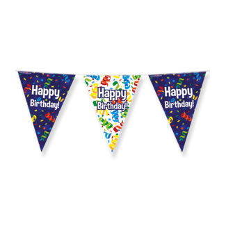 Paperdreams Vlaggenlijn - Happy Birthday - Cartoon - 10m