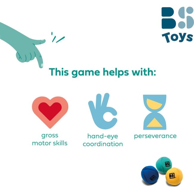 BS-toys Jongleerballen - Luxe - 3st.