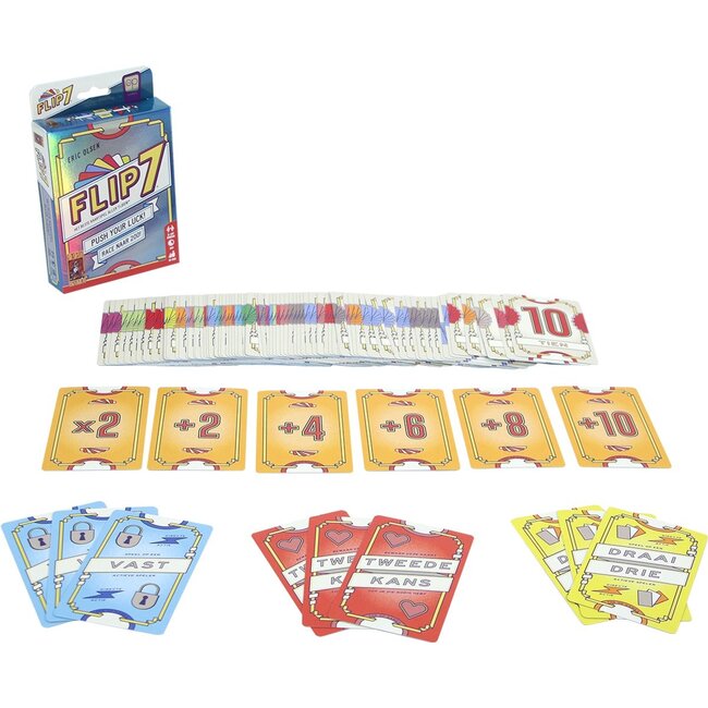 999 Games Flip 7 - Kaartspel  - 8+