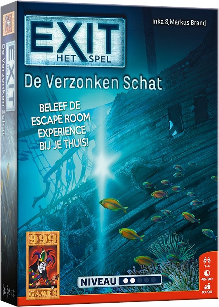 Coöperatief spel - Exit - Escaperoom - De verzonken stad - 10+
