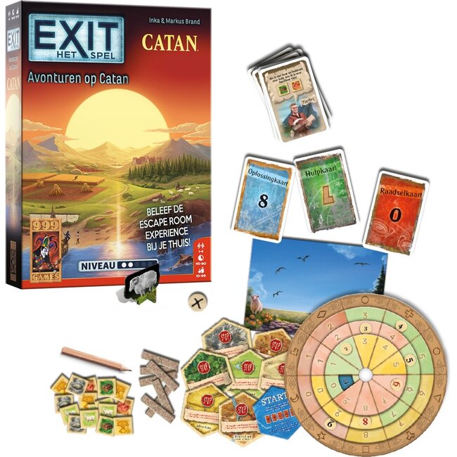 999 Games Escaperoom - Avonturen op Catan - Exit - 10+