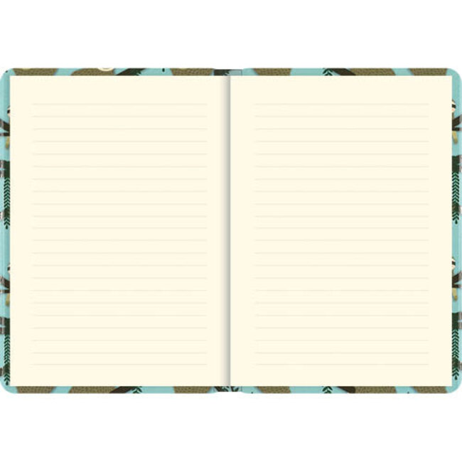 Comello Notitieboek - Compact journal - Peter Pauper - Sloth Blue - 13x18cm