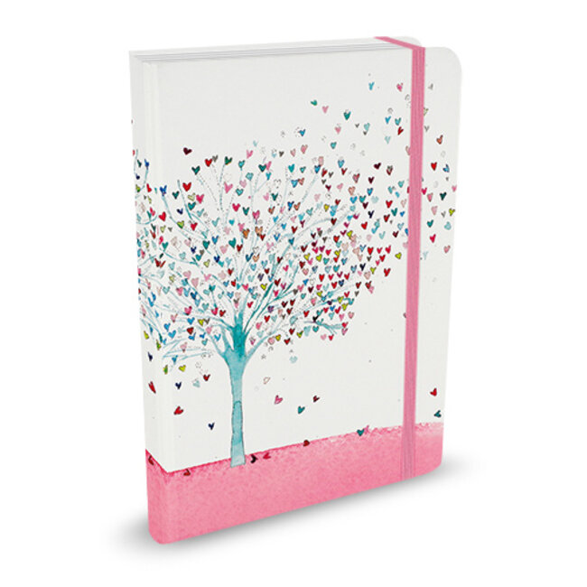 Comello Notitieboek - Compact journal - Tree of hearts - 13x18cm