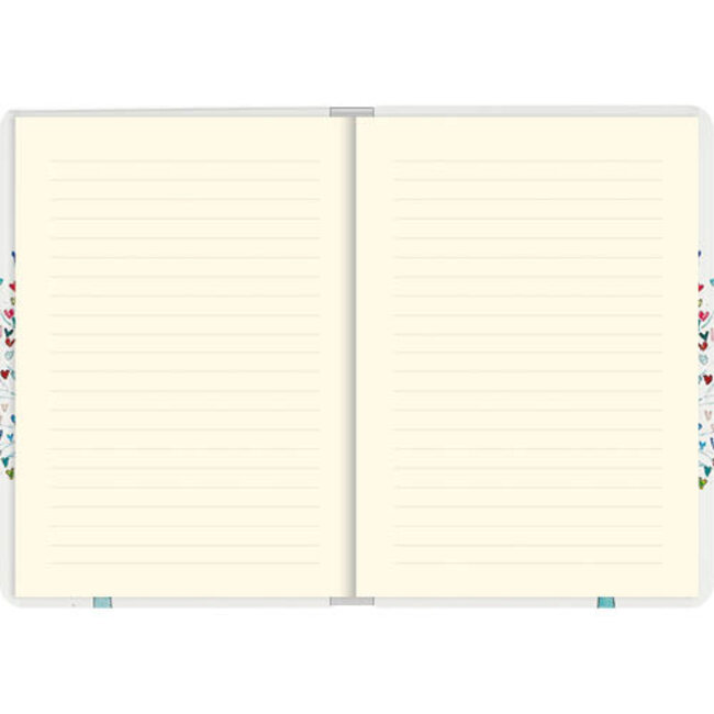 Comello Notitieboek - Compact journal - Tree of hearts - 13x18cm