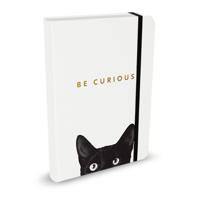 Comello Notitieboek - Compact journal - Curious cat - 13x18cm