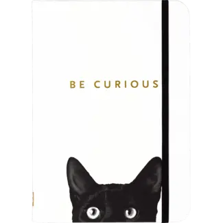 Comello Notitieboek - Compact journal - Curious cat - 13x18cm