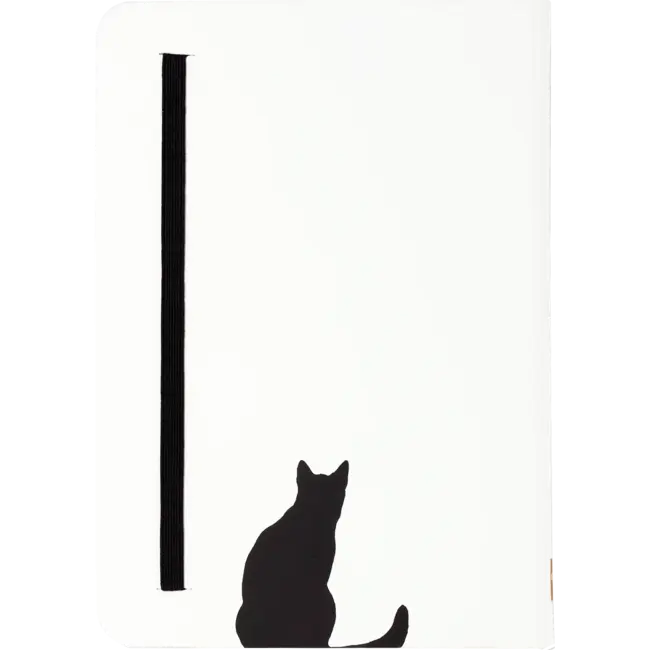 Comello Notitieboek - Compact journal - Curious cat - 13x18cm