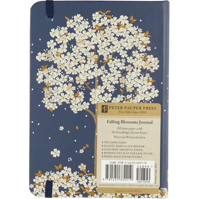 Comello Notitieboek - Compact journal - Falling blossoms - 13x18cm