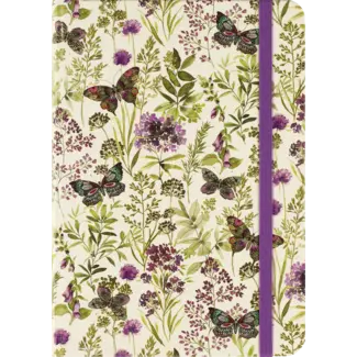 Comello Notitieboek - Compact journal - Amethyst butterflies - 13x18cm