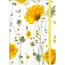 Comello Notitieboek - Compact journal - Yellow flowers - 13x18cm