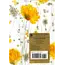 Comello Notitieboek - Compact journal - Yellow flowers - 13x18cm