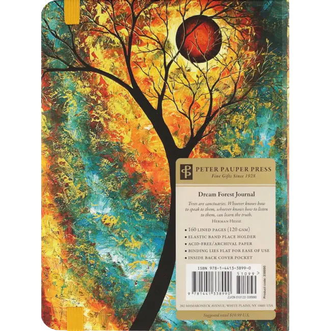 Peter Pauper Press Notitieboek - Mid size journal - Dream forest - 16x21cm