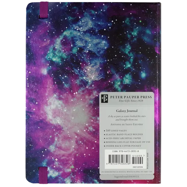 Peter Pauper Press Notitieboek - Mid size journal - Galaxy - 16x21cm