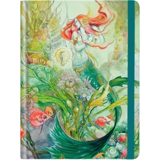 Peter Pauper Press Notitieboek - Mid size journal - Mermaid - 16x21cm