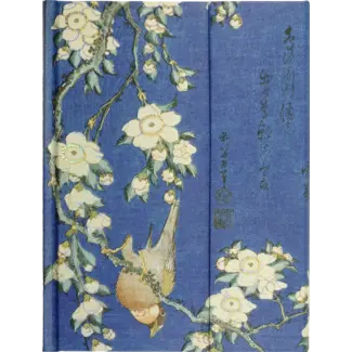 Peter Pauper Press Notitieboek - Magnetic journal - Bullfinch & cherry tree - 16x21cm