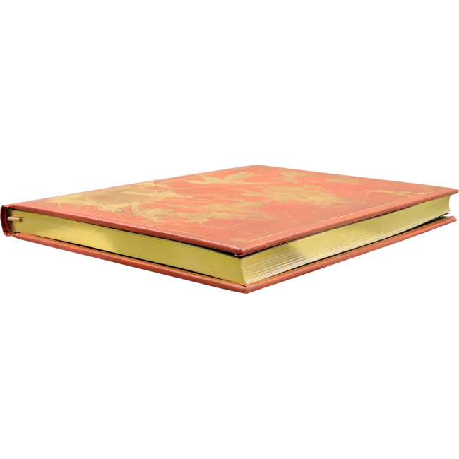 Peter Pauper Press Notitieboek - Bookbound journal - Orange fairy - Gilded tree - 16x21cm