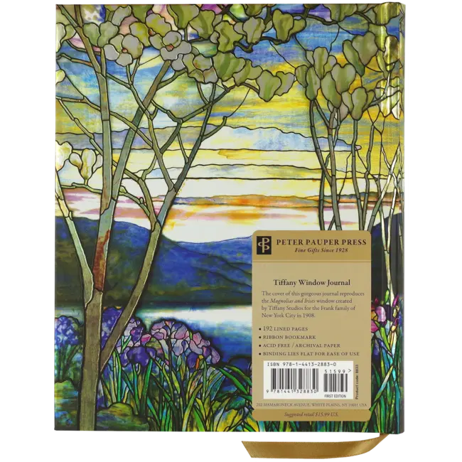 Peter Pauper Press Notitieboek - Oversize journal - Tiffany Window - 18x23cm
