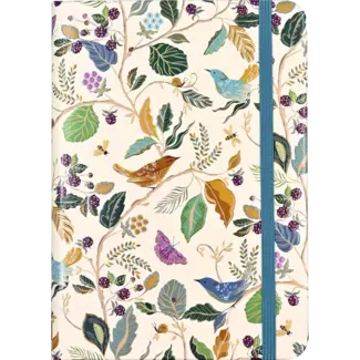 Comello Notitieboek - Compact journal - Birds & berries - 13x18cm