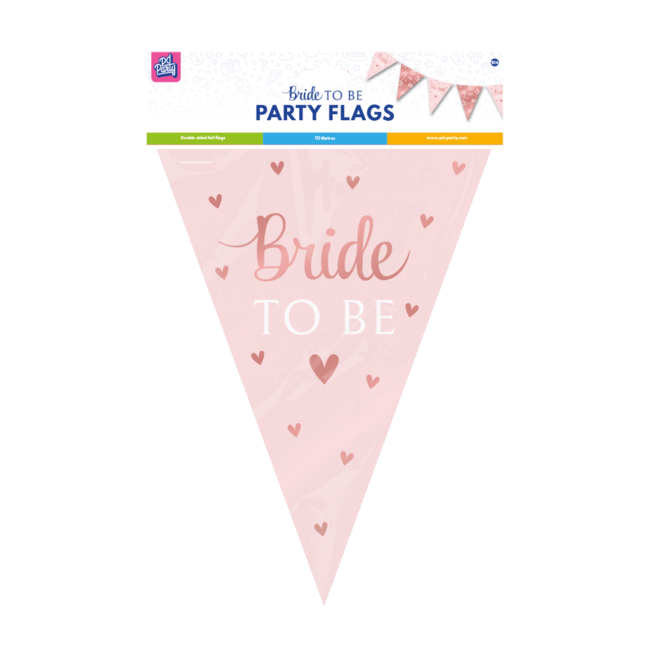Paper Dreams Vlaggenlijn - Bride to be - She says yes - 10m