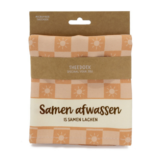 Miko Theedoek - Speciaal voor jou - Samen afwassen