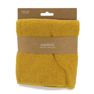 Miko Handdoek - Speciaal voor jou - Geel