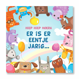 PaperClip Kaart - Hiep hiep hoera, er is er eentje jarig... - Muziek - 002