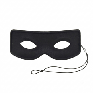 Haza-Witbaard Oogmasker - Zorro - Zwart