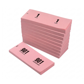 Twisk Nummersets - 1 t/m 1000 - In doosje - Roze