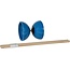 Twisk Diabolo - Rubber kegel - Houten stokken - Willekeurig geleverd - 1st.