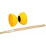 Twisk Diabolo - Rubber kegel - Houten stokken - Willekeurig geleverd - 1st.