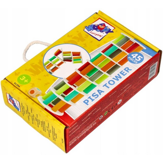 Pisa - Hout - Balansspel - 18cm