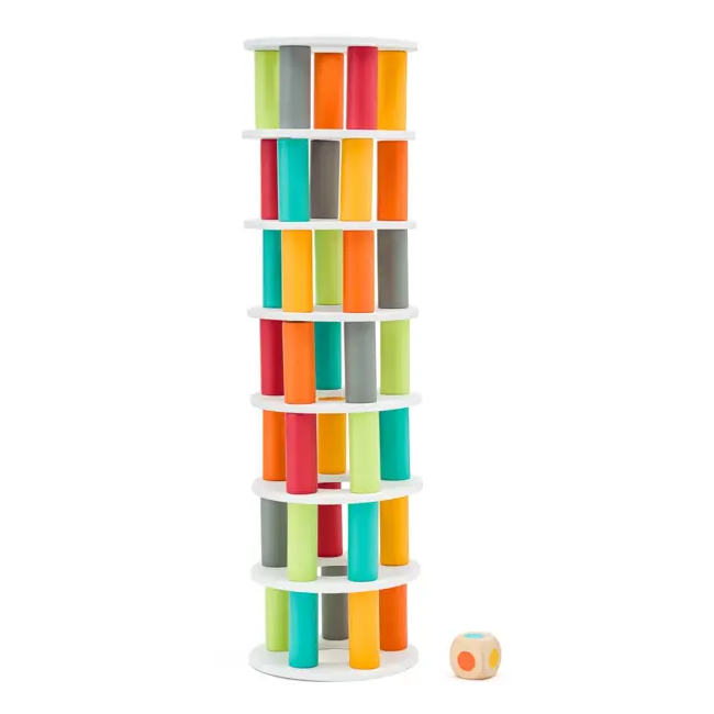 Pisa - Hout - Balansspel - 18cm