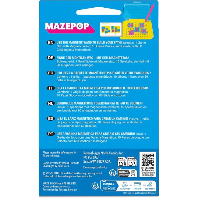 Thinkfun IQ-spel - MazePop - 8+