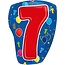 Folat Folieballon - 7 - Shape - 56cm - zonder vulling*