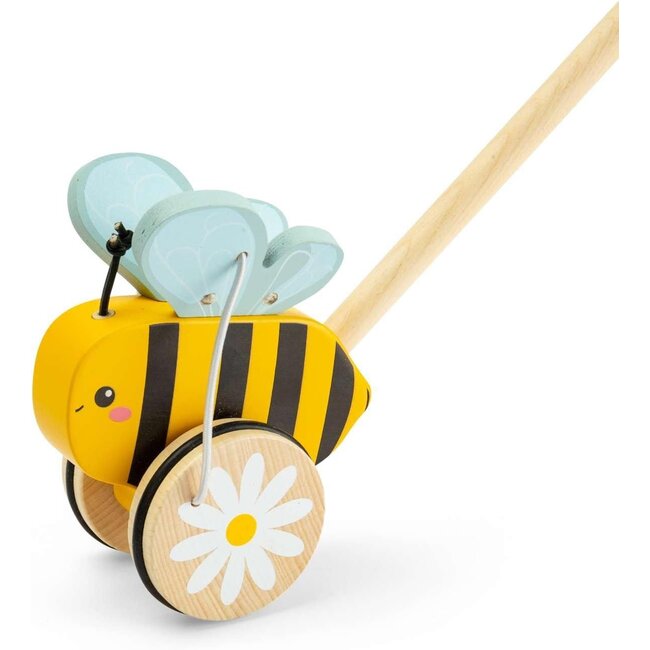 BigJigs Duwstok - Bij